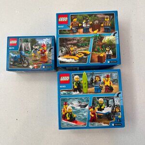 Lego City Off Road Chase, Coast Guard Set, Jungle Starter Set
